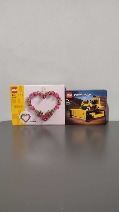 2 zestawy!! LEGO Technic 42163, Nowe +LEGO Serce 40638, Nowe