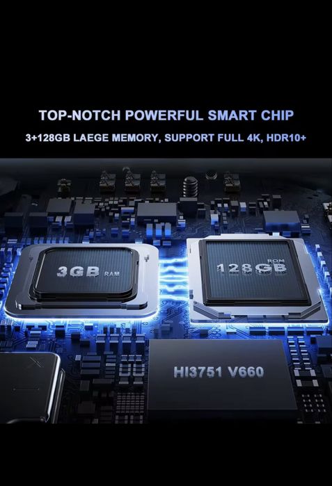 Проэктор  4К Flixtone D10S 4000 ANSI Full HD Android 15 3G  128 Gb