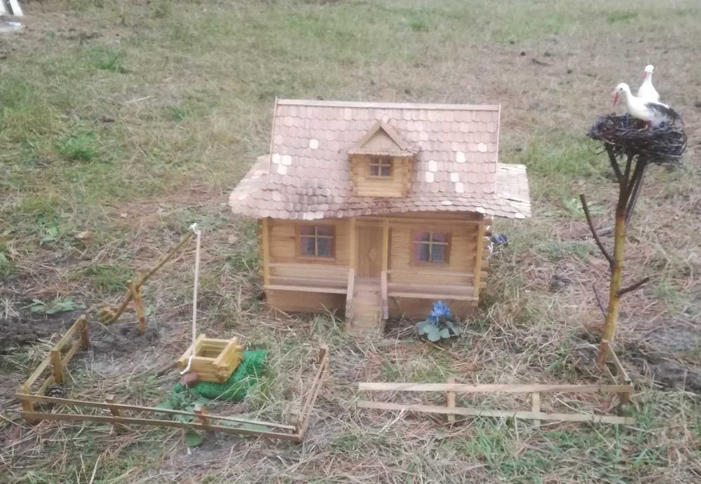 Wiejski domek  - diorama