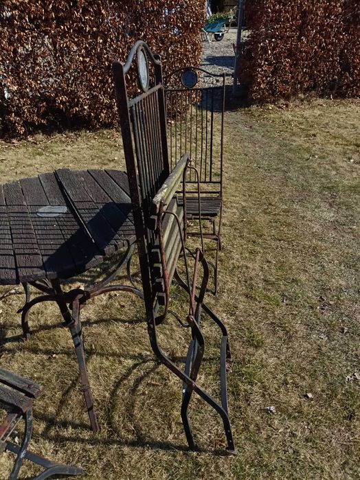 Stół ogrodowy, krzesła