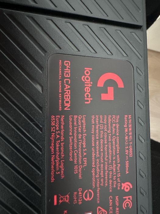 Teclado mecanico gaming Logitech G413 Carbon