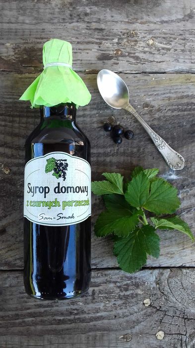 Syrop z czarnej porzeczki 500 ml domowy