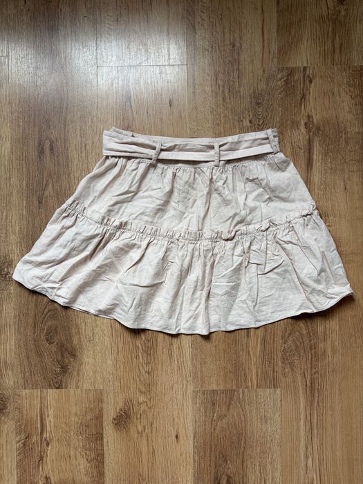 Spódniczka z paskiem z plecioną klamrą w stylu boho M 38