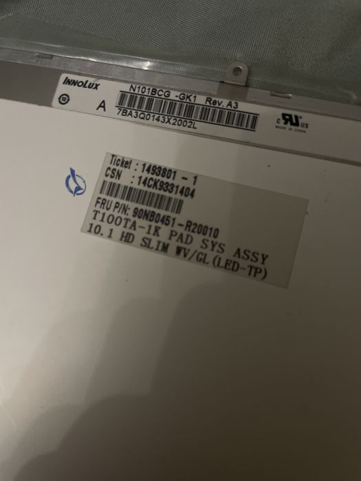 Ekran laptop T100TA