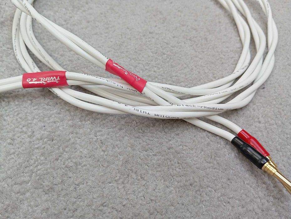 kable głośnikowe Black Rhodium TWIRL 4.0 2x2,5m