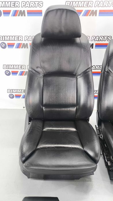 Bancos BMW Serie 5 (F11) Pack M (Couro Preto)  100% Elétricos