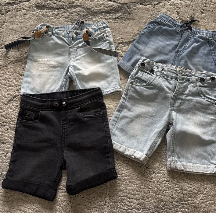 Zestaw spodenek jeansowych 92/98