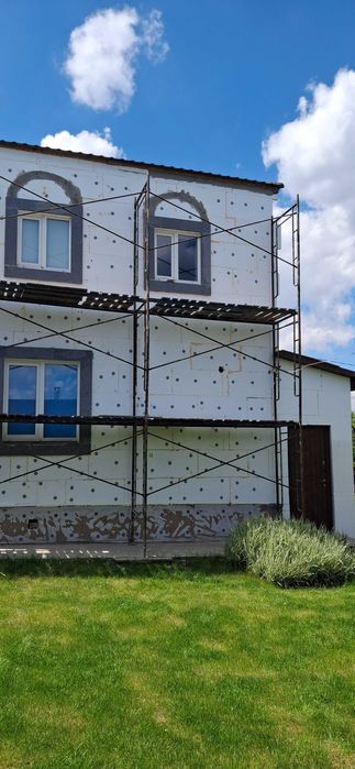 Утепление фасада дома, квартиры, здания. Пенопласт, базальтовая вата
