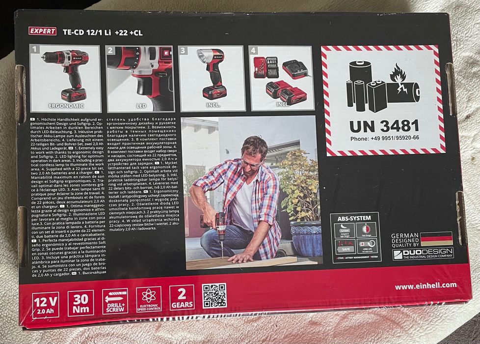 Einhell Wiertarko-wkrętarka