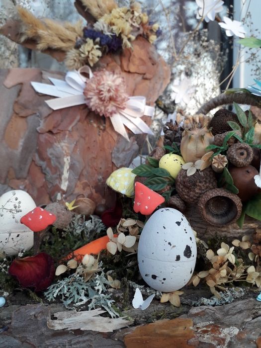 Пасхальна поробка . Великодня композиція.Поделка в школу,садочок.