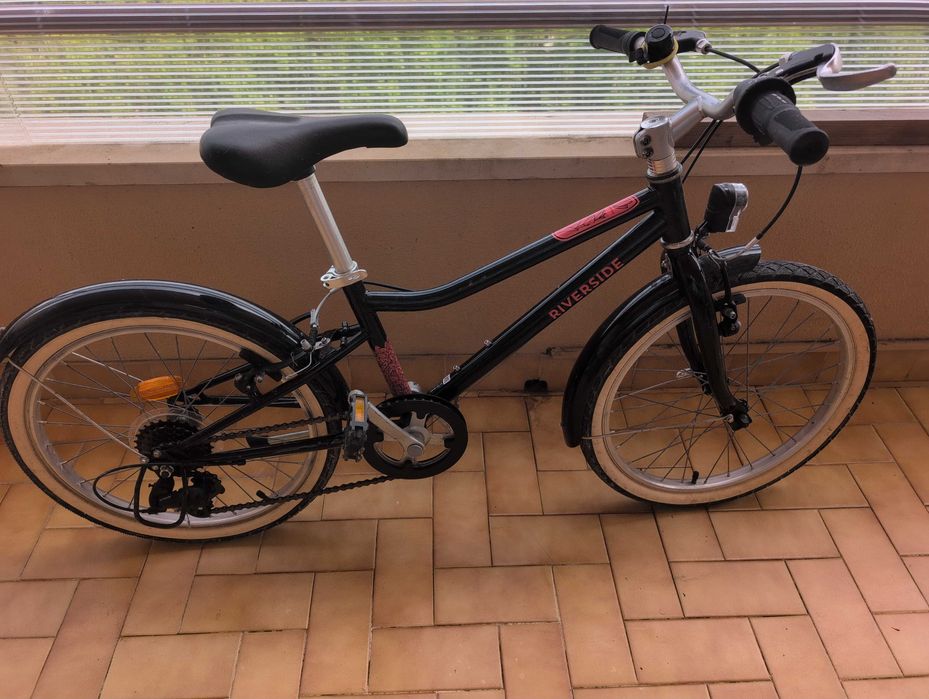 Bicicleta de Trekking Criança 6-9 Anos RIVERSIDE 500 20 Polegadas