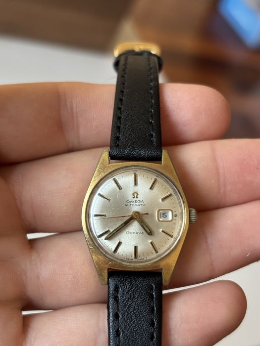 Zegarek Klasyczna Damska OMEGA Genève Automatic z Datownikiem – Vintage lata 70.