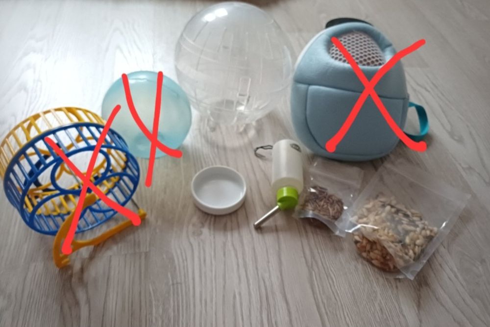 Аксесуари для гризунів, хомяка колесо, поілка