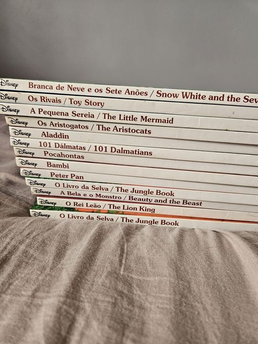 Colecção Livros Disney Clássicos Edição BIlingue