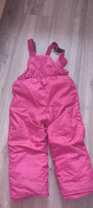 Spodnie ocieplane narciarskie 104 dla dziewczynki