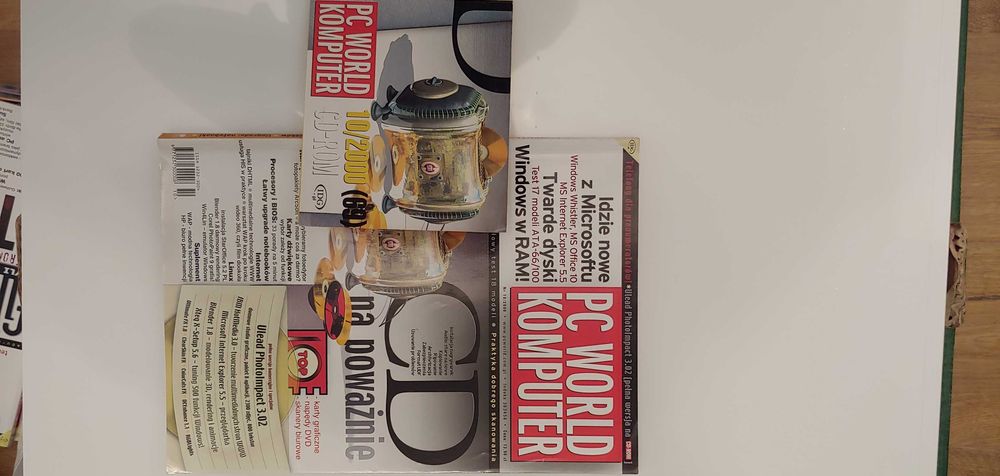 Czasopismo PC World Komputer 10/2000 z CD