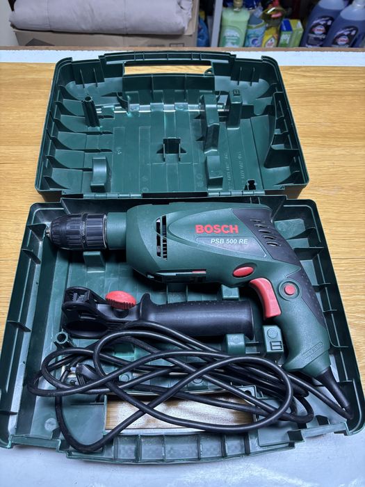 Berbequim de percussao da bosch psb 500 be electronic