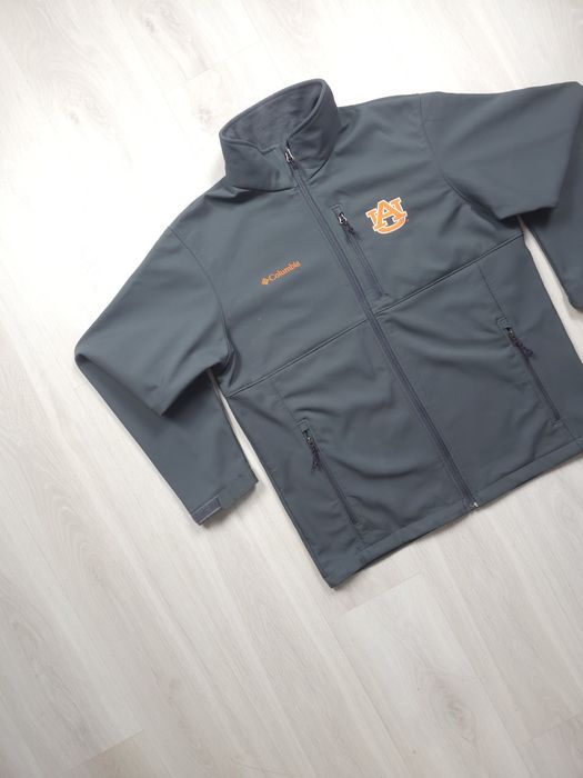 Columbia Auburn Tigers Softshell Jacket Grey Men's L