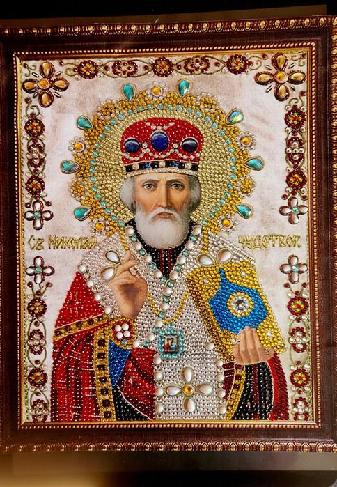 Ікони з алмазної викладки 30×40 см