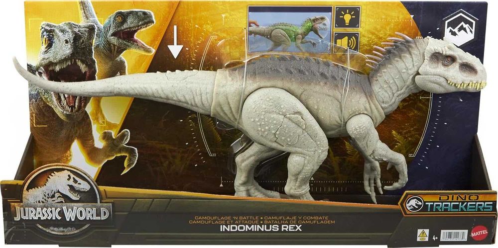 Динозавр Тиранозавр Неймовірна атака Ті-Рекса Світ Юрського періоду Jurassic world Tyrannosaurus T Rex Dinosaur Mattel JCH02