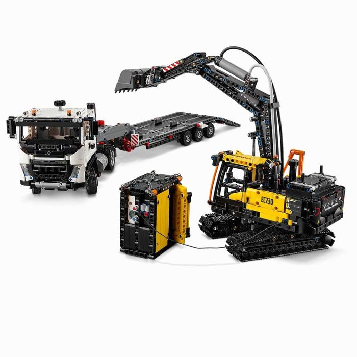 Lego Technic 42175 - Camião Volvo FMX e Escavadora Elétrica EC230