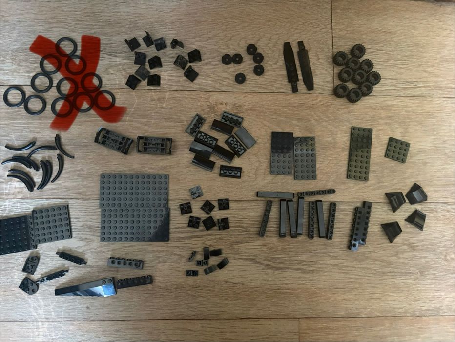Деталі lego оригінал по кольорах та формах