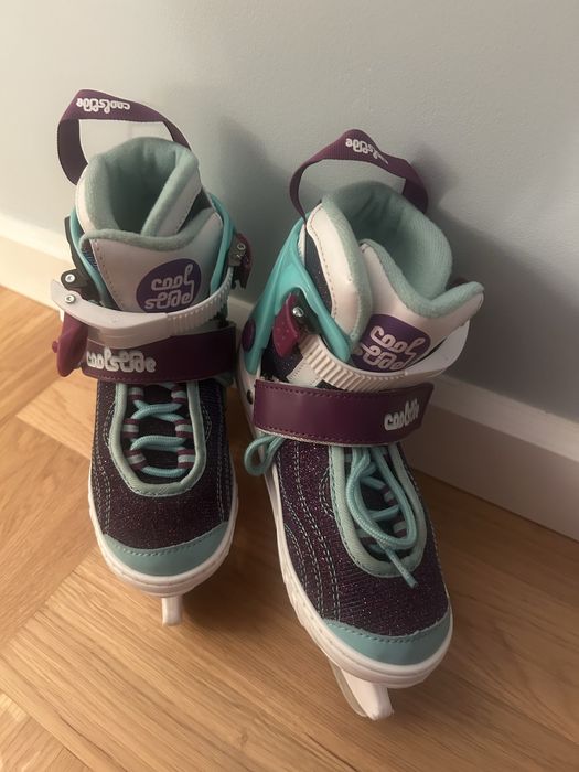 Łyżwy dla dziewczynki - rozmiar 29-31