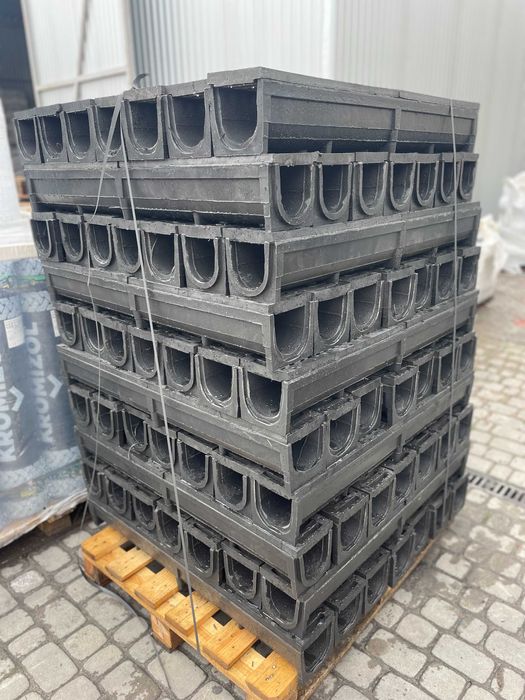 Люк каналізаційний полімер-піщаний, водовідвід лоток водостік жолоба