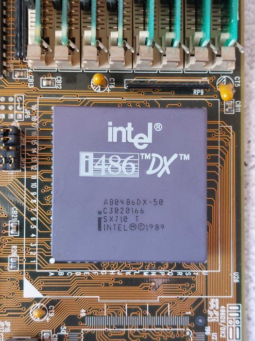 Intel i486 DX 50 + płyta główna SIS 85C460 + 8 MB RAM | Retro PC 486