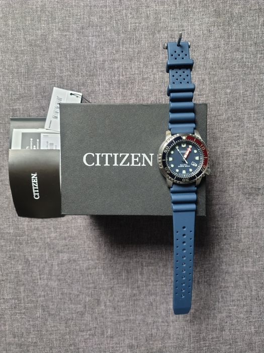 Zegarek Citizen BN0168-06L diver Pepsi igla