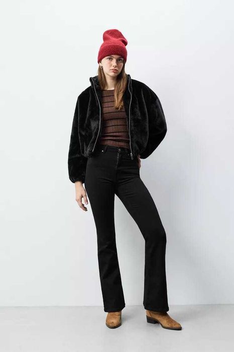 Calças ganga boca de sino