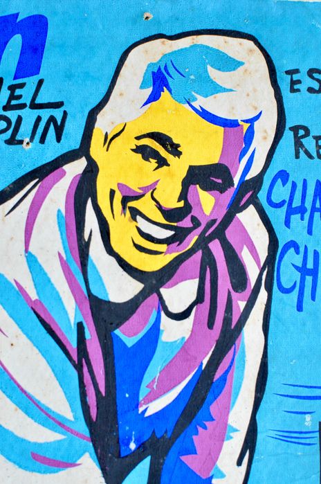 Cartaz/cartonado/lobby card de cinema/filme Um Rei em Nova Iorque