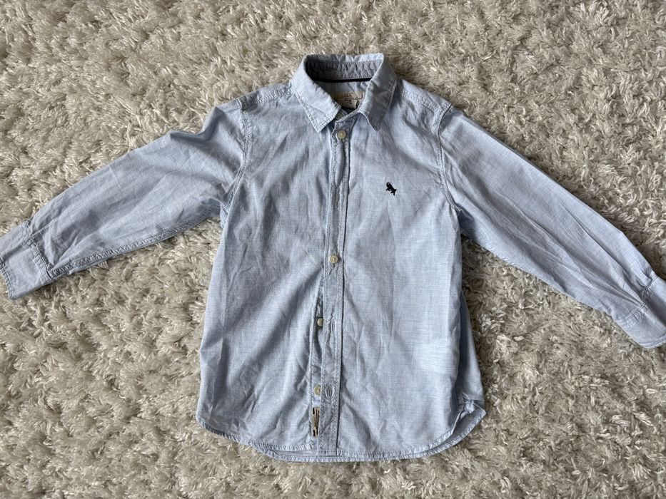 H&M koszula blekitna 110