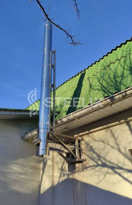 Димохід для каміна та печі, твердопаливних котлів та сауни Steelix