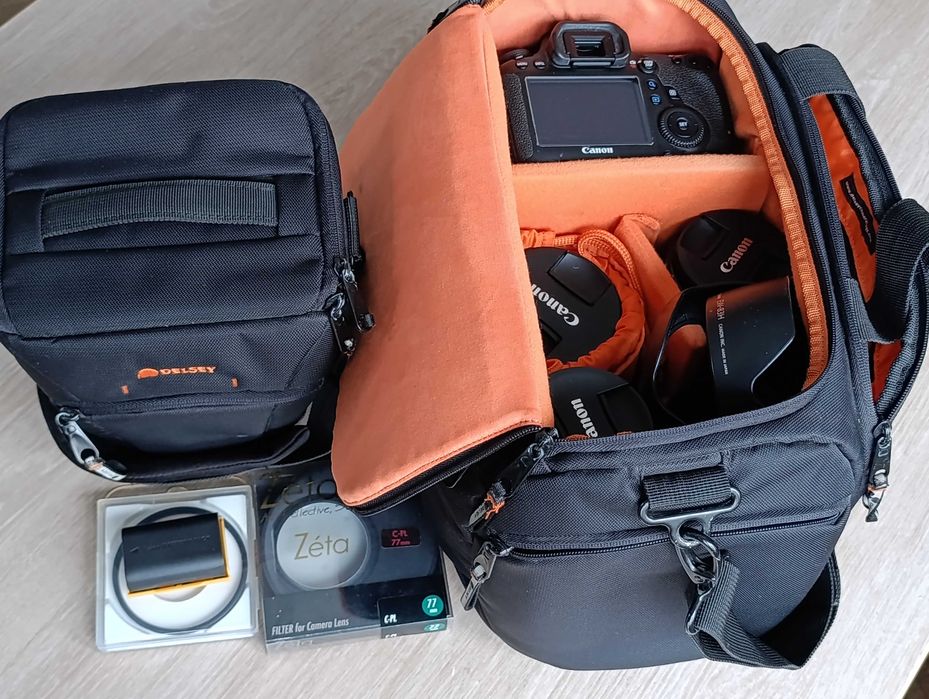 Canon EOS 6D з об'єктивами 24-105 f4L, 17-40 f4L, 100 f2.8L, 70-300II