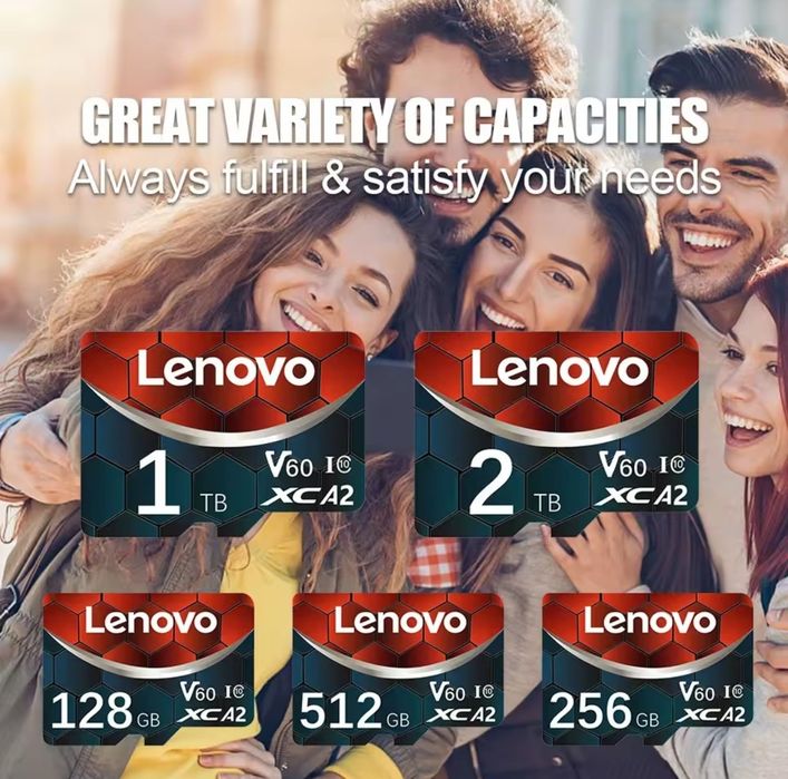 Karta pamięci Lenovo 1TB Micro SD – NOWA