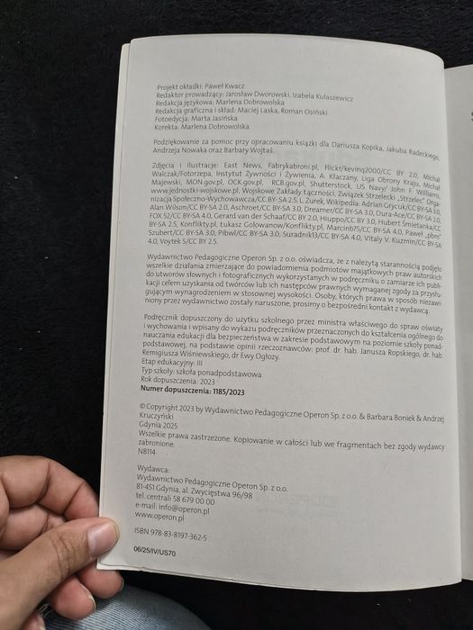 Edukacja dla bezpieczeństwa. Klasa 1