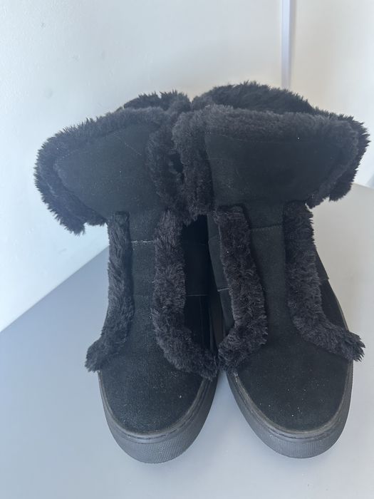 Угги Донна Каран DKNY з натуральноі  замші