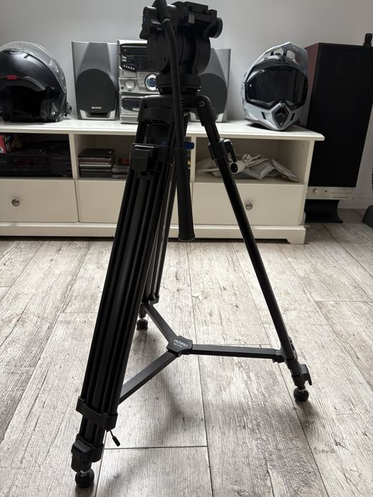 Benro AD71F + głowica Benro K5 + pokrowiec | Profesjonalny statyw wideo