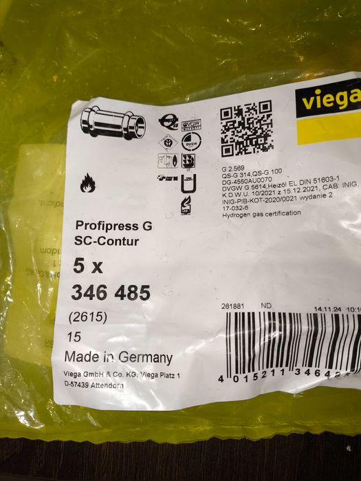 Złączki do gazu 15