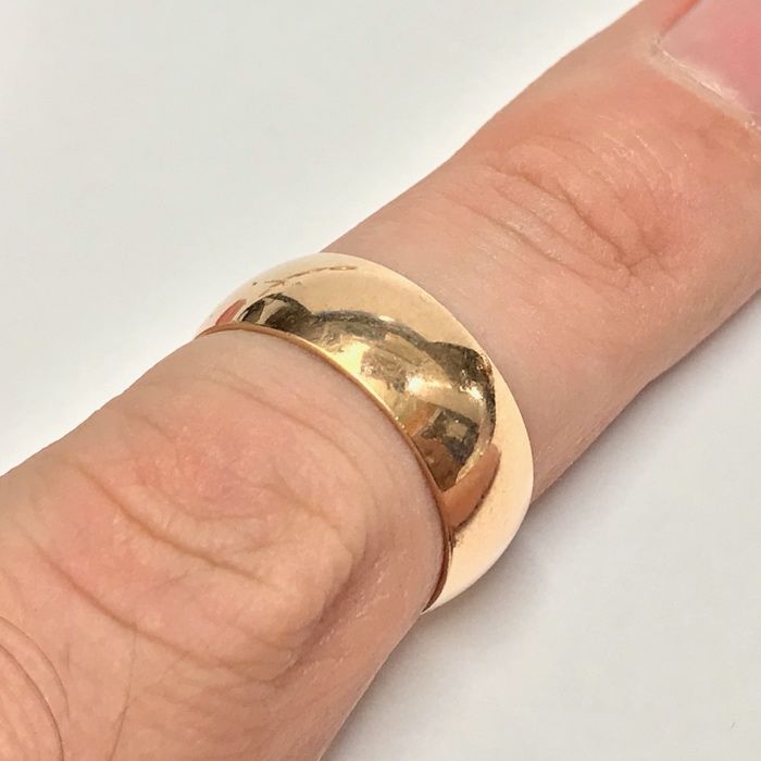 Złota OBRĄCZKA damska 14K TRADYCYJNY wzór piękna