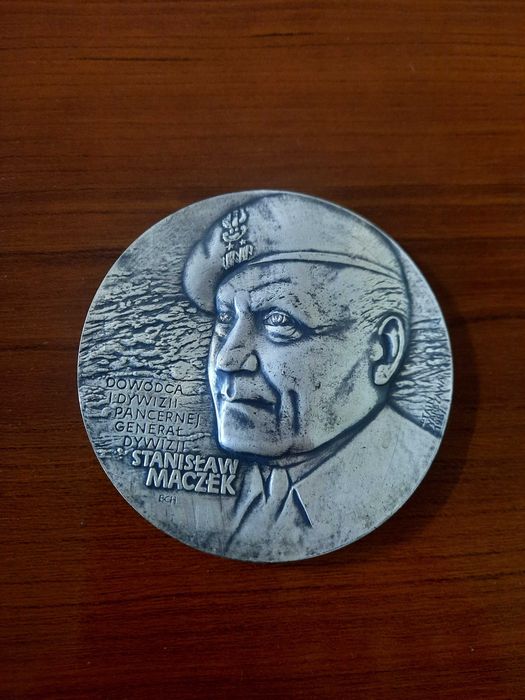 Medal Gen. Stanisław Maczek  PTAiN  70 mm