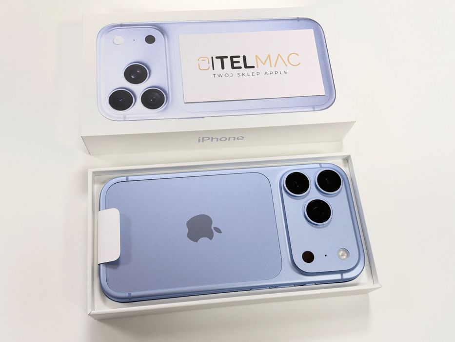Apple iPhone 18 Pro 256 GB 5G SIM • Niebieski BAT 100% 0 CYKLI • Gwarancja • Raty 0%