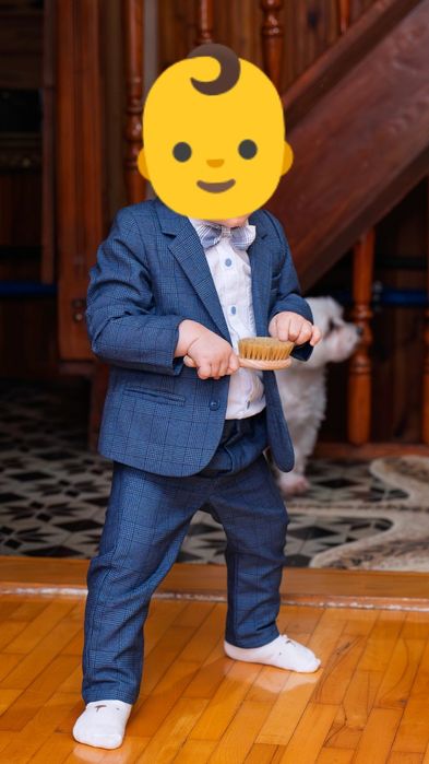 Garnitur Coccodrillo 80/86 chrzest, roczek