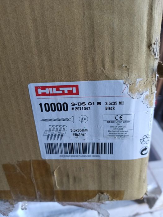 Wkręty Hilti na paskach do GK