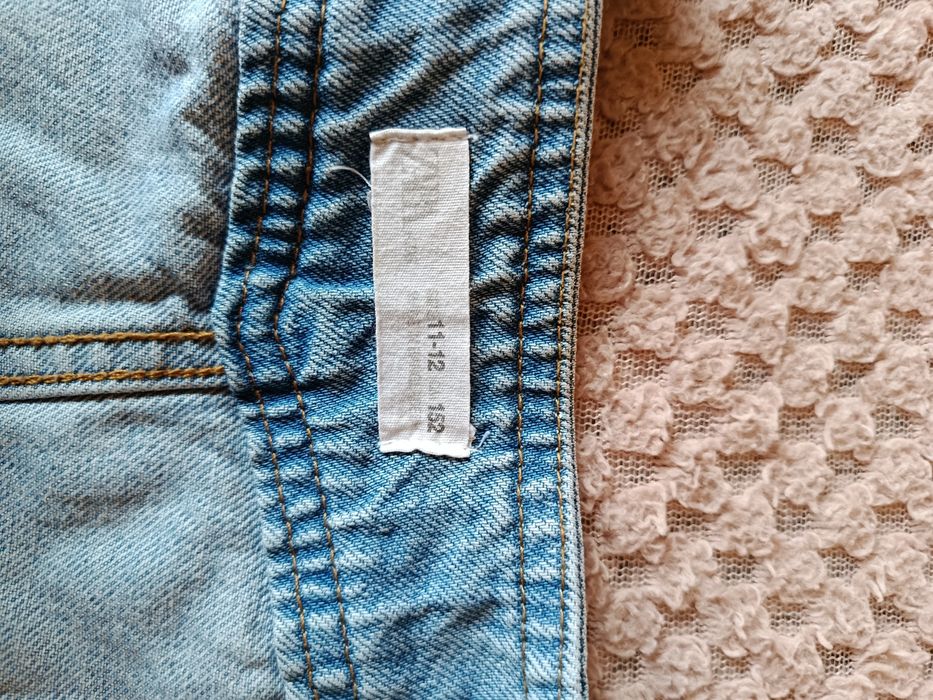 Sukienka jeans denim ogrodniczka zara 152
