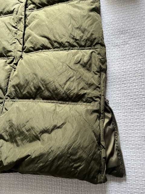 Kurtka płaszcz puchowy DKNY, zielony, XS