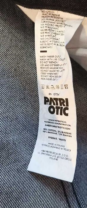 Spodnie Patriotic rozmiar M