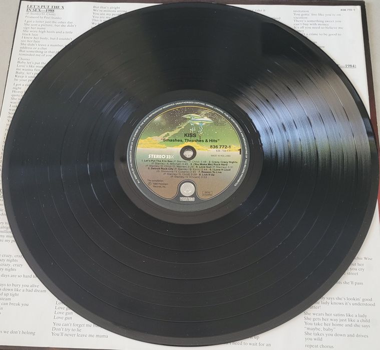 Kiss - Smashes, Thrashes & Hits LP 1988 Ger. EX !