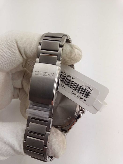 Титановые часы лунник Citizen Eco-Drive BU0060-68E, сапфир, Japan Made